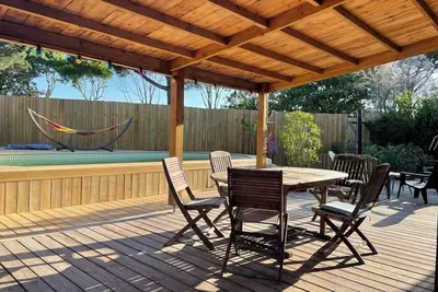 Image de 🌞 Villa avec piscine chauffée sur le  Bassin d’Arcachon proche océan. 🏄‍♀️
