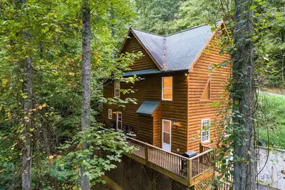 Image de Belle cabine dans l'historique Dillsboro, à proximité de