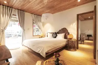 Image de avec deux lit double,