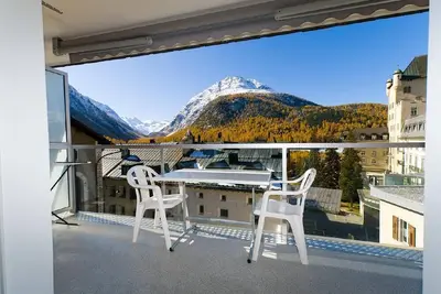 Appartement de vacances Pontresina pour 1 - 4 personnes avec 1 chambre à coucher - Appartement de va