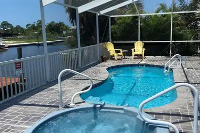 Image de Belle vue et quai privé avec accès direct au golfe sur la plage de Hernando.