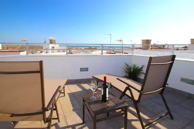 Image de Sea Views from private terrace, near old town of Conil, aircondition, WiFi internet - Casa Las Manuelas -