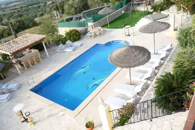 Image de Lovely country house with solar heated pool, great sea views with free Wifi