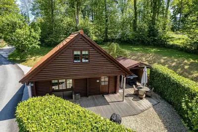 Image de Barn Owl Lodge - un pavillon qui peut accueillir 4 personnes dans 2 chambres