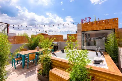 Image de Spa + Bbq + Terrasse 1 hab Usaquen