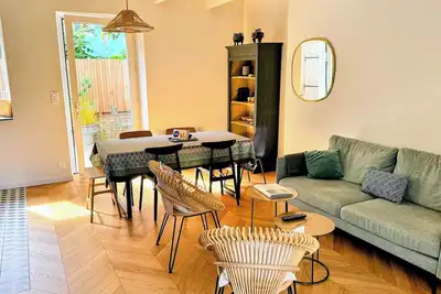 Image de Maison de Charme à Dinard-St Enogat – Rénovée - Design Contemporain - 200m Plage