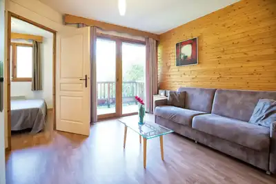Hameau 3 203 - Spa & Piscine appartement 4 pers