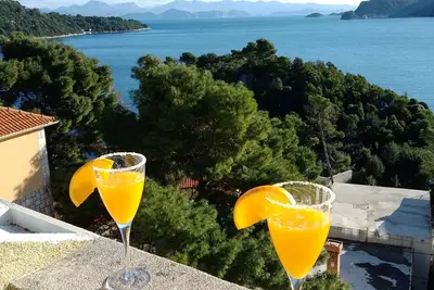 Image de Apartments Laura Mljet - Appartement 1 Chambre avec Balcon et Vue sur la Mer