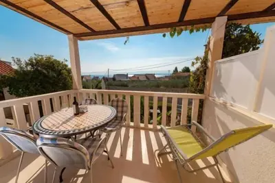 Apartments Magdalena - Appartement Standard avec Terrasse et Vue sur la Mer (A2)