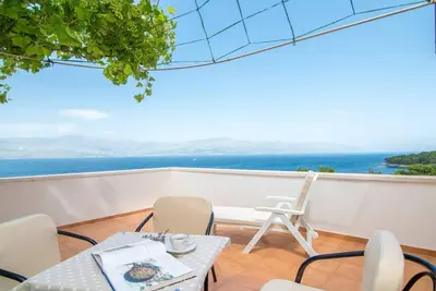 Apartments Ana & Bogdan - Appartement 1 chambre avec terrasse et vue sur la mer (A1) (St)