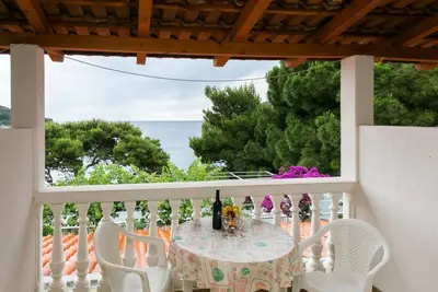 Image de Apartments Franka Saplunara-Chambre Lits Jumeaux avec Terrasse et Vue sur la Mer No1
