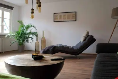 Image de Gorsszügig 85m ² maison de vacances, chaise longue et balcon, de superbes vues