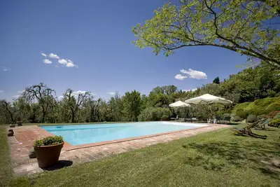 Image de Maison de vacances privée avec Wifi, climatisation, piscine privée, Tv, patio, vue panoramique