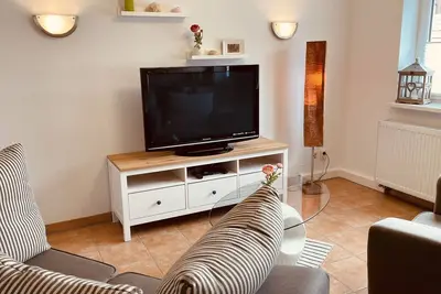 Image de Appartement avec cheminée sur le Rennsteig dans la forêt de Thuringe