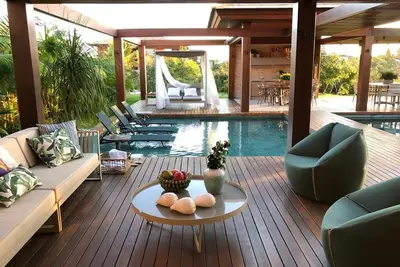 Image de Casa Praia do Forte, Haut Luxe, 5 Suites, Décoré, Cond. Bord de mer, dépendance