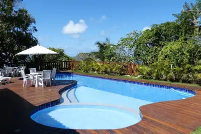 Image de Maison avec piscine et vue panoramique sur la plage de Catuama - Pe