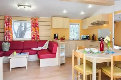 Image de Cottage Holiday *** 40 m² - 3 chambres - terrasse panoramique, climatisation, Tv + pergola bois 6 personnes