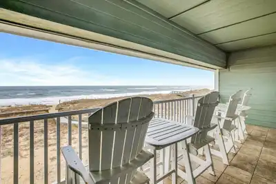 Image de Beau, propre et moderne 2br Oceanfront - vues panoramiques - First Flight Retreat (Ffr211 - Atlantic View Retreat)