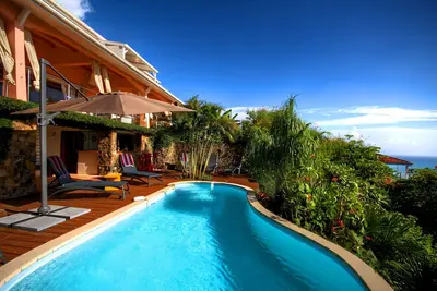 Image de Grande villa avec piscine vue mer - 10 pers