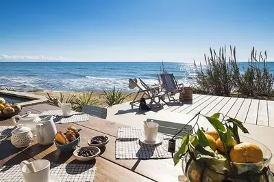 Image de maison de vacances pour les vacances italie, sicile, mer, plage, air conditionné, internet wi-fi, télévision par satellite, bain à remous, sh