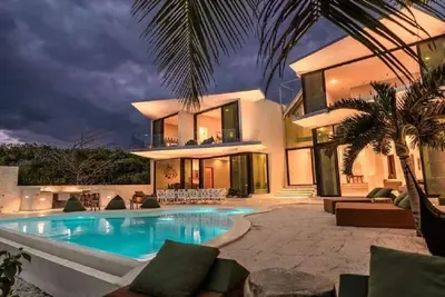 Villa Gauguin Akumal, une vue Imprenable Avec Entrée Dans la Lagune de Yal-ku!