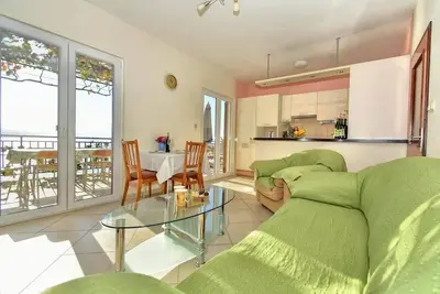 Appartement dans Pisak avec vue mer, terrasse, Climatisation, Wifi (77-4)