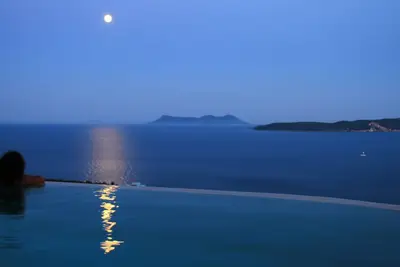 Image de La Villa Katsika c'est le charme et une des plus belle vue mer de l'île