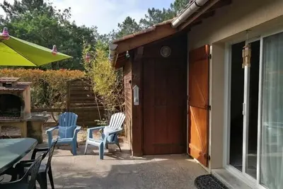 Image de Maisonnette mitoyenne 4 pers, résidence avec piscine, à Lacanau Océan