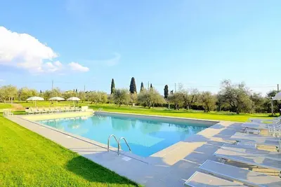 Image de Casa Katia I: Un appartement caractéristique et accueillant dans le style typique de la campagne toscane.