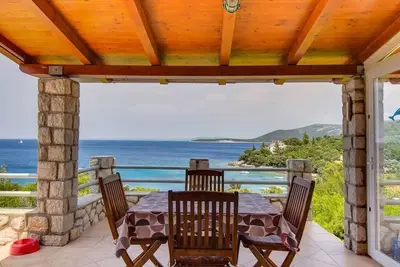Image de Maison de vacances dans Stivan avec vue mer, terrasse, Climatisation, Wifi (4239-1)