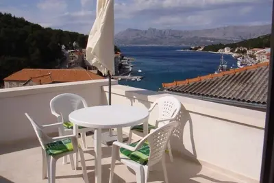 Appartement dans Povlja avec vue mer, terrasse, Climatisation, Wifi (3419-2)