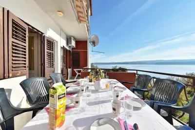 Image de Appartement dans Lokva Rogoznica avec vue mer, terrasse, Climatisation, Lave-vaisselle (4184-2)
