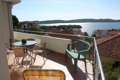 Image de Appartement dans Trogir avec vue mer, terrasse, Climatisation, Wifi (4328-5)