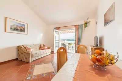 Image de Appartement dans Kustici avec vue mer, Balcon, Climatisation, Wifi (3589-3)