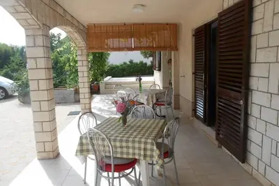 Image de Appartement dans Vodice avec terrasse, Climatisation, Wifi, Machine Ă laver (3420-1)