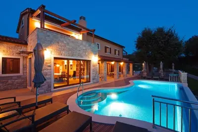 Image de Maison de vacances dans Labin avec terrasse, Climatisation, Wifi, Machine à laver (688-1)
