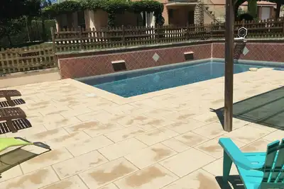 Image de Maison individuelle sans vis à vis climatisée avec jardin clos & piscine privée