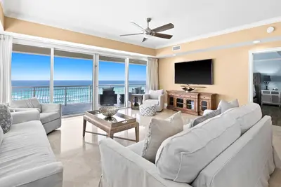 Image de Destin-ation Penthouse! Vues panoramiques sans fin sur le golfe depuis le point de vue de l'extrémité est!