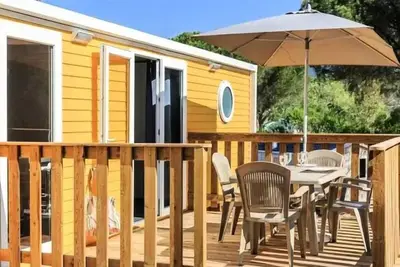 Image de Cottage Confort Yellow Corner *** 28 m² - 2 chambres + climatisation 6 personnes