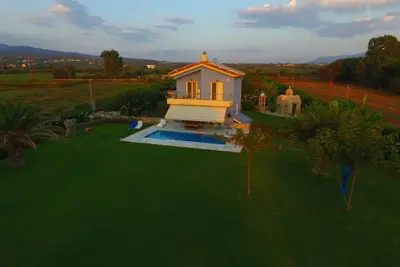 Image de Bleu Indigo Luxury Villa, Dimitras Villas, Kalo Nero, Messinia