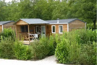 Image de La Noix de Pécan'y -  Mobil home Look  Chalet \"Renardeau\"