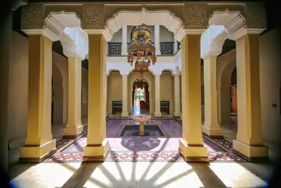Image de Marrakech maison 10 personnes aire de jeux, piscine 20 m, hammam, wifi.