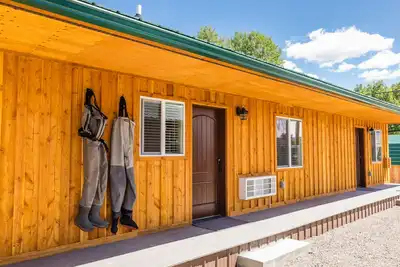 Image de Sunrise Fly Shop Lodge Unité 2 Kitchenette