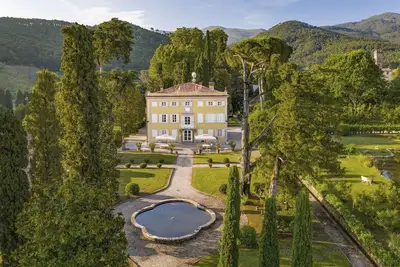 vacances vacances grande location villa de luxe Italie, Toscane, près de lucques, piscine, vue, wi-fi, air conditionné, chef de service