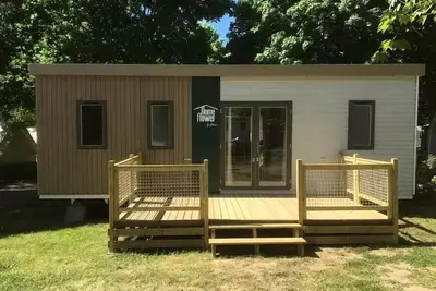 Image de Homeflower Premium 31m² / 3 chambres - terrasse 6 à 8 personnes - 6 pers. inclus dans le tarif