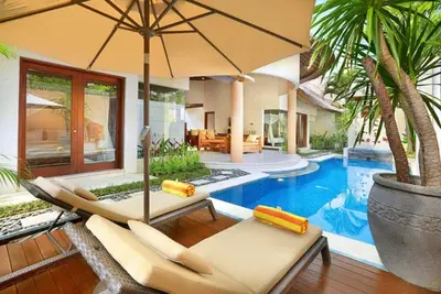 Image de Villa 1 chambre avec piscine privée, à 15 minutes à pied de la plage