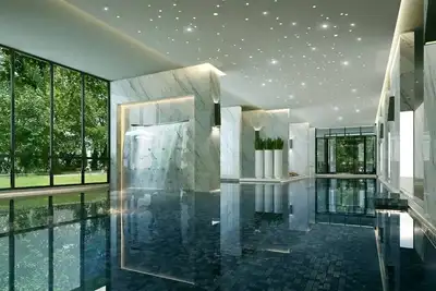 Image de Your Home / Singapore Style complex w Piscine à débordement