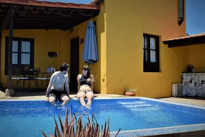 Villa I Chambre avec piscine chauffée et barbecue privé