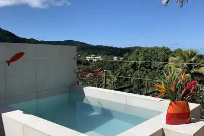 Image de Maison créole de charme avec piscine