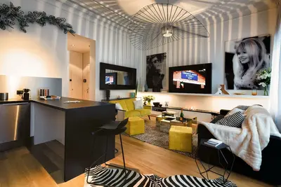 Image de Louise-Châtelain - Appartement Design Une Chambre avec Terrasse